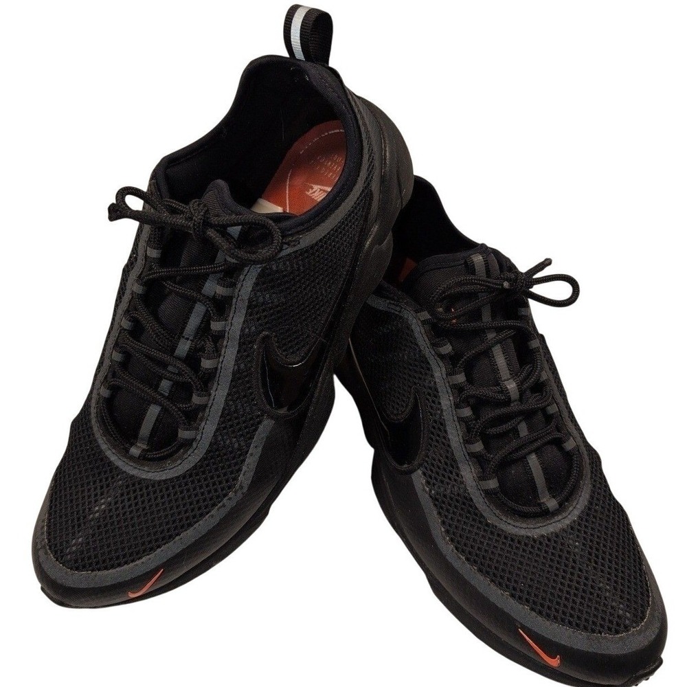 Nike Air Zoom Spiridon Caged 2 Black Crimson Men's Running Shoes Sneakers Size 9